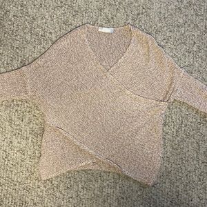 Bobbles & Lace/RD Style Criss Cross Sweater
